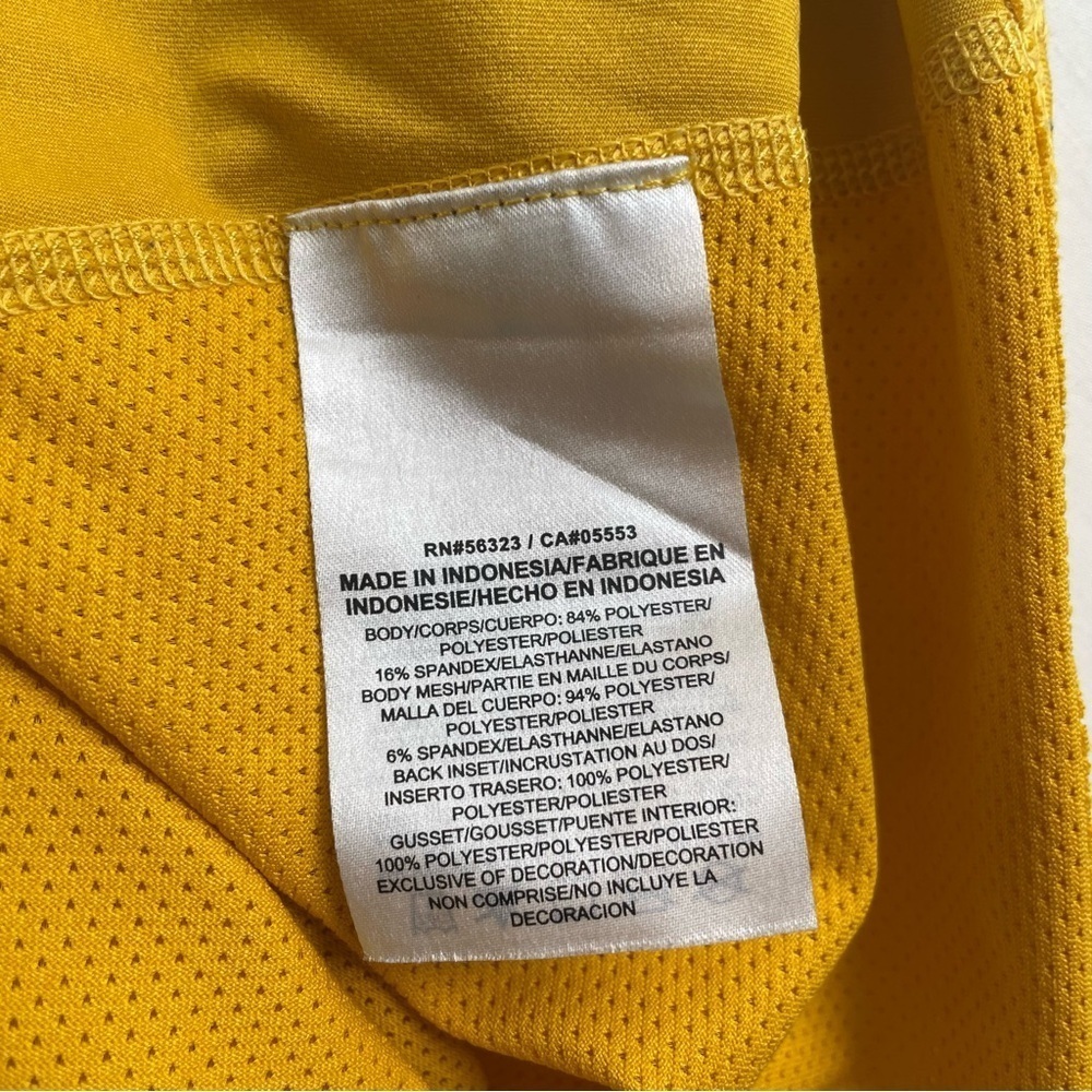 Air Jordan Men’s Dri-Fit Long Sleeve Vented Athletic Top Shirt Size XXL Yellow - Picture 10 of 11